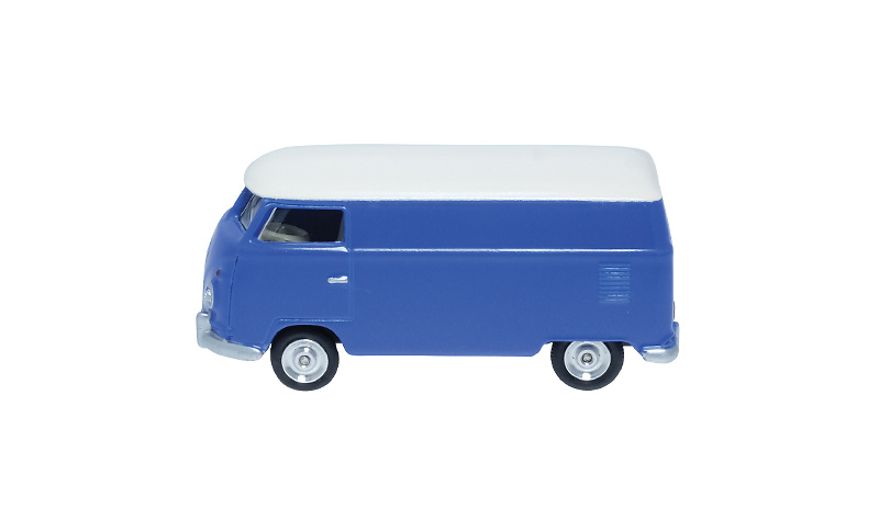 Maqueta de la Volkswagen T1 combi van de 1960 fabricada por Minialuxe en miniatura a escala 1/66 