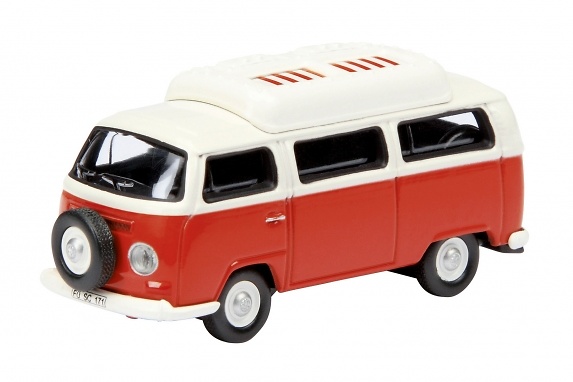 Volkswagen T2a Camper con techo cerrado (1971) Schuco 452585800 1/87 