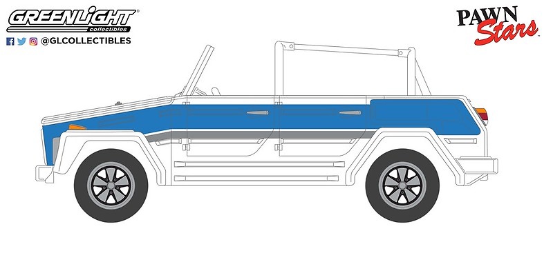 Volkswagen Thing (Type 181) (1974) Pawn Stars (2009-Current TV Series) Greenlight 44970C 1/64 