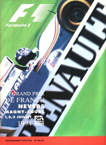 Poster del GP. F1 de Francia de 1994 