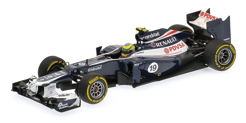 Williams FW34 nº 19 Bruno Senna (2012) Minichamps 410120019 1:43 Williams FW34 nº 19 Bruno Senna (2012) Minichamps 1:43