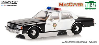 Chevrolet Caprice - MacGyver (LAPD) 1986 Greenlight 1/18