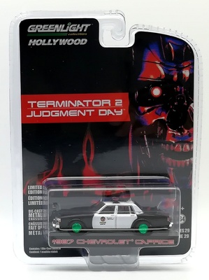 Chevrolet Caprice Policia "Terminator 2" (1987) Green Machine 1/64