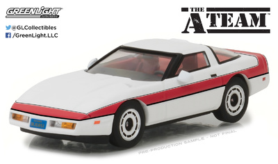 Chevrolet Corvette C4 "El Equipo A" (1984) Greenlight 1/43