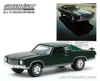 Chevrolet Monte Carlo (1970) Greenlight 1/64