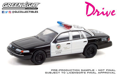 Ford Crown Victoria Police Interceptor (1992) - Drive (2011) Greenlight 1/64