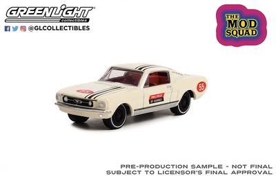 Ford Mustang Fastback nº 55 - Trill Circus by Karnes - The Mod Squad (1968-73) Greenlight 1/64