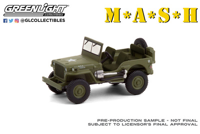 Jeep Willys MB "MASH" (1942) Greenlight 1/64
