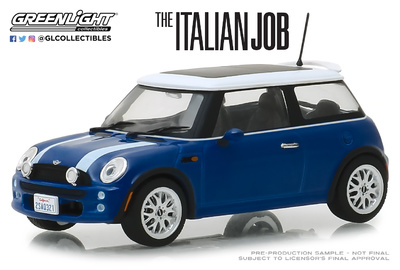 Mini Cooper S "The Italian Job" (2003) Greenlight 1/43