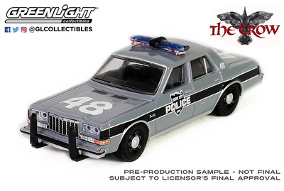 Plymouth Gran Fury - Pelicula El Cuervo - Inner City Policía (1984) Greenlight 1/64