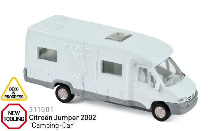 Citroen Jumper Camping  Car  2002 Norev  311001 1 64
