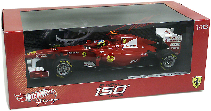 MATTEL 1 43 Ferrari 150 ITALIA F.ALONSO 2011 完成品 - 自動車