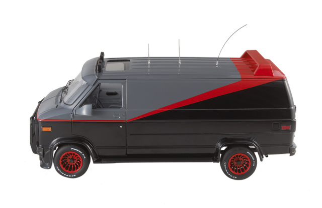 Furgoneta El equipo A. GMC Vandura Heritage Escala 1/18, Hot Wheels 