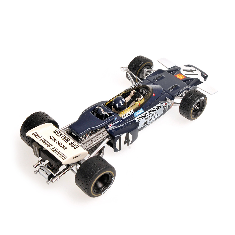 Lotus 72 GP. México nº 14 Graham Hill (1970) Minichamps 1:43