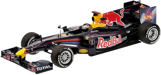 Red Bull RB6 Show Car Sebastian Vettel (2010) Minichamps 1/18 ...