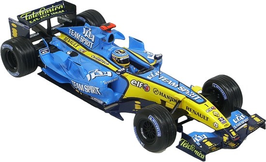 Renault R26 nº 1 Fernando Alonso (2006) Hot Wheels 1/18